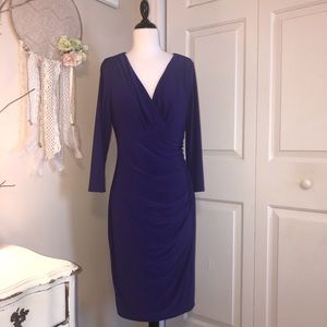 Lauren Purple wrap dress